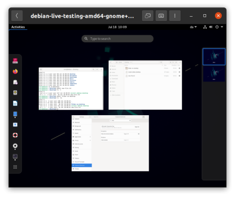 Debian in Boxes