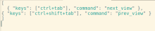 Settings files for Sublimetext, previous next tab and look