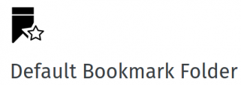 default folder for new bookmarks to Bookmark Menu