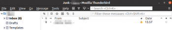 Tabs disabled in Mozilla Thunderbird