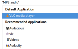 VLC as default MP3 player